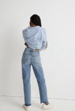Madewe The Perfect Vintage Straight Jean in Kingsbury Wash: NG247 SZ 25
