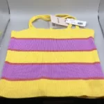 Mother The Tube Colorblocked Tank sz M Purple Yellow Stripe "pretty little liars