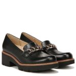 Naturalizer Women's Desi Chain Detail Lug Sole Heel Loafer