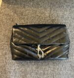 REBECCA MINKOFF Edie Date Night Leather Crossbody Bag Black NWT
