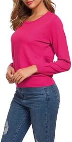 SANGTREE Women's Crewneck Soft Knit Pullover Sweater