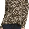 Vince Camuto Elegant Leopard Printed Cozy