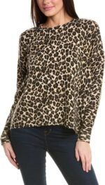 Vince Camuto Elegant Leopard Printed Cozy