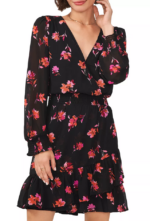 Vince Camuto Smocked Waist A Line Dress Multi Size S 3828