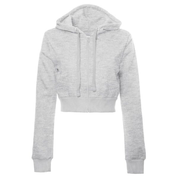 Women's Fashion Pullover Tops Solid Color Casual Basic Long Sleeve Zip Hoodie Jacket Autumn Comfortable Sweatshirt