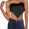 Danielle Bernstein Camiseta corta de tirantes para mujer