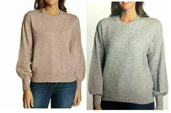 Ella Moss Ladies' Puff Sleeve Sweater, Colors/Sizes, NWT