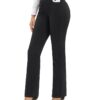 Stelle Women Dress Pants Business Casual Straight Leg 30" Stretch Work Pants Pull On Slim-fit Regular Slacks with 4 Pockets