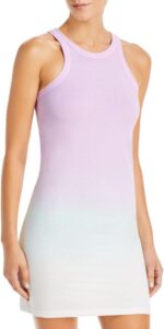 WSLY Womens The Rivington Weekend Cotton Tie Dye Shirtdress Pink M