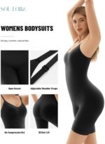 Bodysuit Shapewear for Women Seamless Body Shaper Tummy Control Butt Lifter Sculpting Full Body Suit