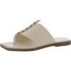 Franco Sarto Womens MEGS Ivory Slide Sandals Shoes 8 Medium (B,M) BHFO 1732
