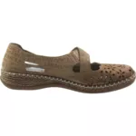 Rieker Womens Brown Cut-Out Leather Mary Janes 41 Medium (B,M) BHFO 5994