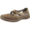 Rieker Womens Brown Cut-Out Leather Mary Janes 41 Medium (B,M) BHFO 5994