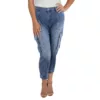 Silver Jeans Co. Womens Medium Wash Casual Stretch Cargo Jeans Plus BHFO 3995