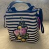 Betsey Johnson Womens Buckets Of Fun B/W Shoulder Handbag Purse Medium BHFO 7026