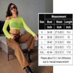 Avidlove Mesh Crop Tops for Women Long Sleeve Fishnet Shirt See Through Tops Rave Outfits Party Clubwear