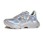 BELOS Women's Platform Chunky Sneakers Fashion Dad Sneakers Casual Lace Up Comfortable Lightweigt Walking Shoes