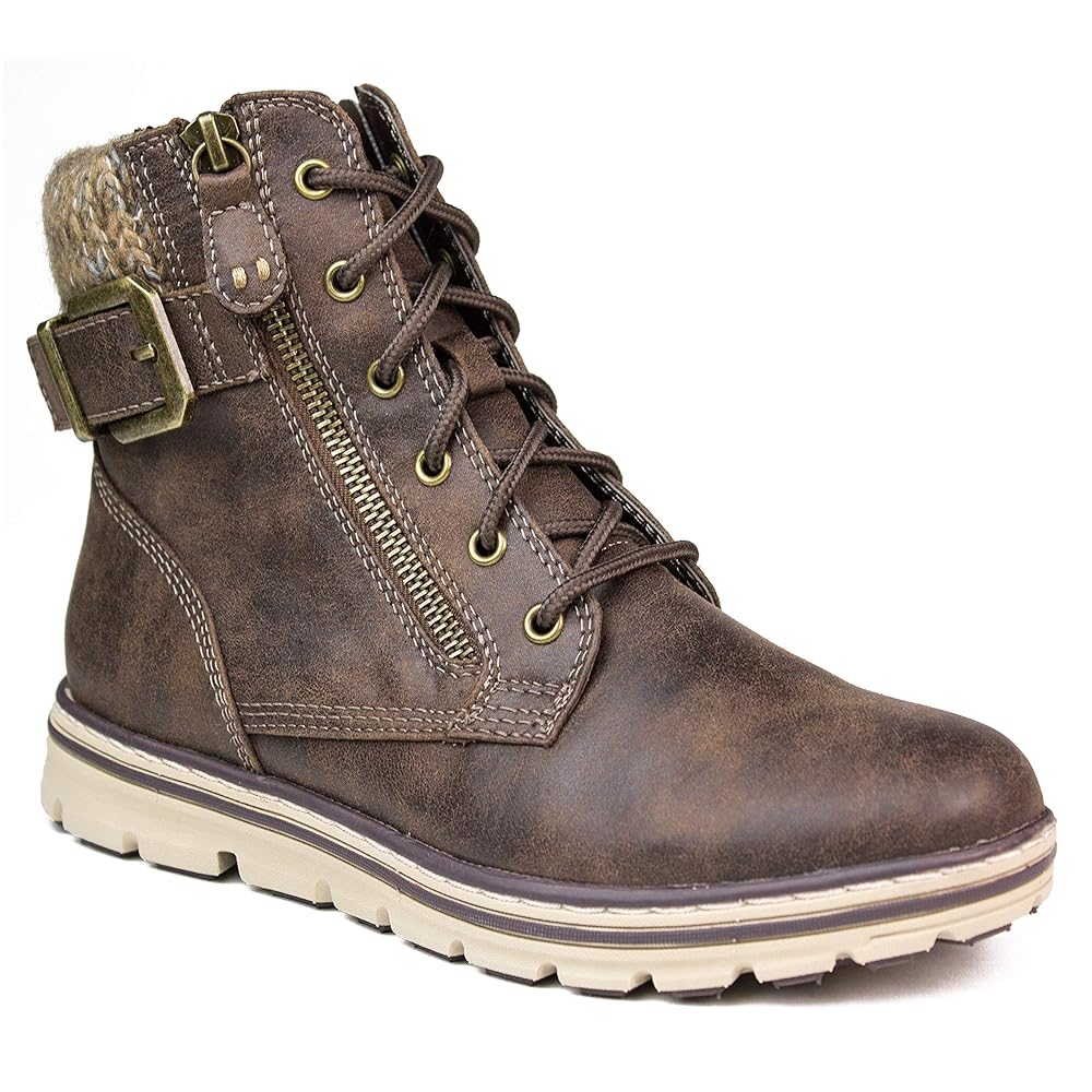 CLIFFS BY WHITE MOUNTAIN Shoes Kelsie Women's Lace-up Hiker Style Bootie