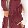 Koodred Women's Casual Military Utility Vest Lightweight Sleeveless Drawstring Jackets with Pockets