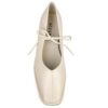 Lace up Ballet Flats Women Square Toe Mary Jane Flats Bow Slip On Comfortable Ballerina Shoes