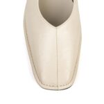 Lace up Ballet Flats Women Square Toe Mary Jane Flats Bow Slip On Comfortable Ballerina Shoes