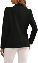 Ahlaray Women's Blazer Business Casual Lapel Collar Long Sleeve Open Front Work Office Suit Jacket Blazer, S-XL