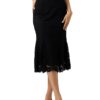 Allegra K Lace Pencil Skirt for Women's Office Work Bodycon Fishtail Midi Skirts