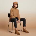CUSHIONAIRE Taco Women’s Ankle Bootie – Low Heel Ankle Boots for Women with Memory Foam Comfort, Side Zipper, and Wide Widths Available