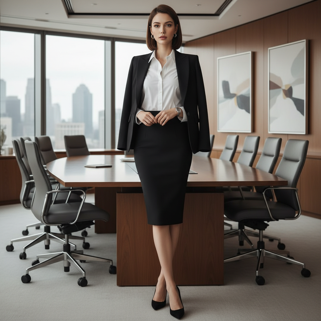 wear to work pencil skirt styling