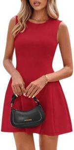 PRETTYGARDEN Summer Dresses for Women 2026 Elegant Classy Spring A Line Business Casual Work Graduation Cocktail Short Dress