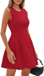 PRETTYGARDEN Summer Dresses for Women 2026 Elegant Classy Spring A Line Business Casual Work Graduation Cocktail Short Dress