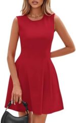 PRETTYGARDEN Summer Dresses for Women 2026 Elegant Classy Spring A Line Business Casual Work Graduation Cocktail Short Dress