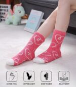 SDBING Fuzzy Socks for Women Soft Fluffy Home Sleeping Socks Cozy Warm Slipper Socks 6 or 5 Pairs