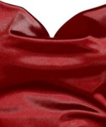 ZAFUL Women's Satin Sleeveless Spaghetti Strap Mini Dress Sexy Slip Cowl Neck Silky Cocktail Party Dresses